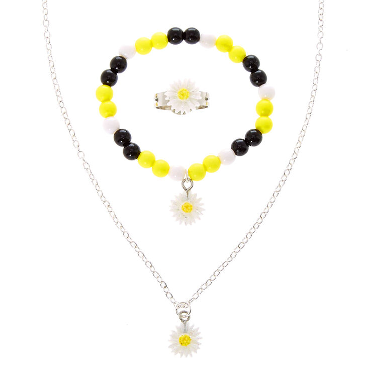 Claire&#39;s Club Flower Jewellery Set - 3 Pack,