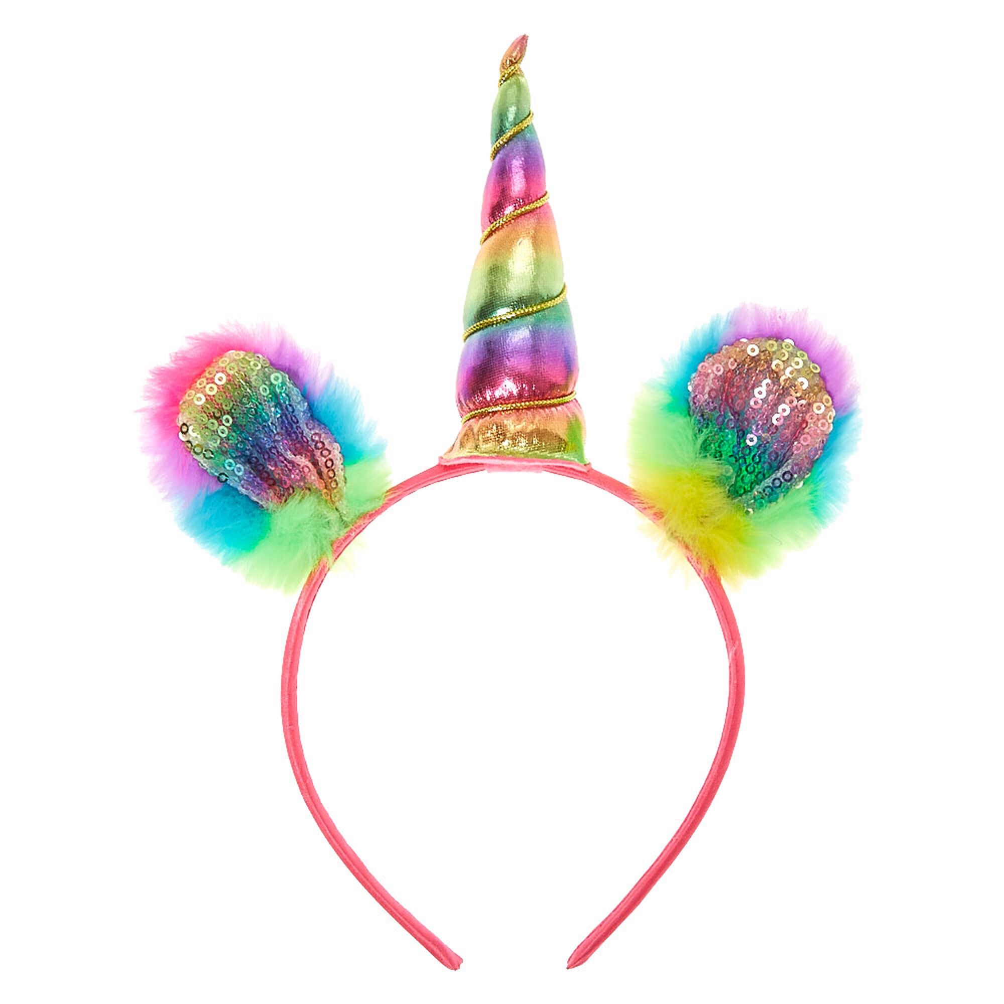 Claire S Club Rainbow Unicorn Headband Claire S