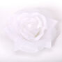 Chiffon Rose Hair Clip &amp; Pin - White,