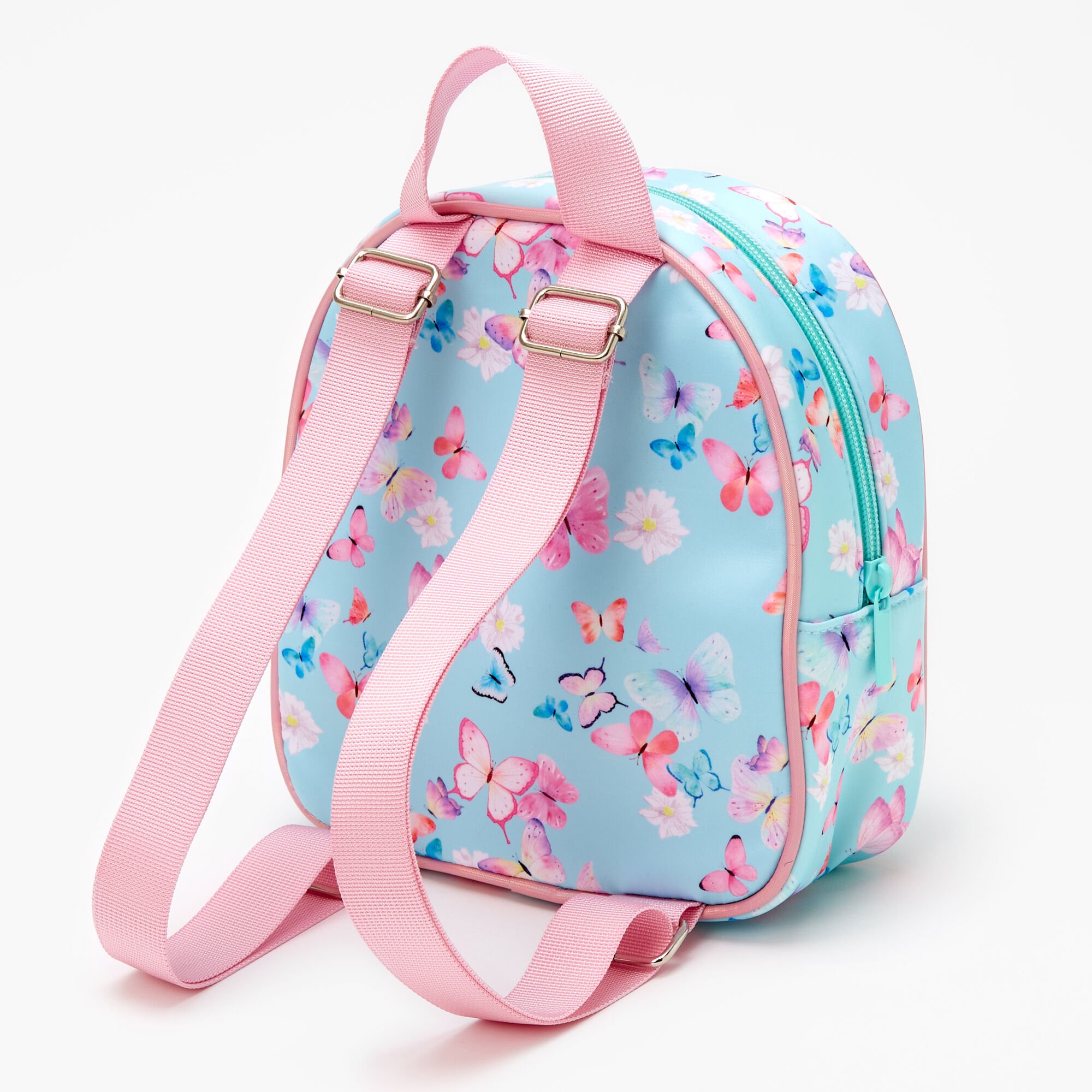 Claire's Club Butterfly Mini Backpack - Mint,