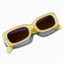 Yellow Rectangle Sunglasses,
