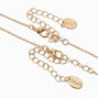 Mama &amp; Mini Crystal Heart Pendant Necklaces - 2 Pack,