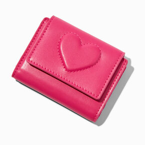 Hot Pink Heart Bifold Wallet,
