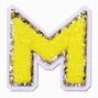 Yellow M Initial Stick-On Patch,