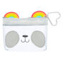 Rainbow Panda Zip Coin Purse,