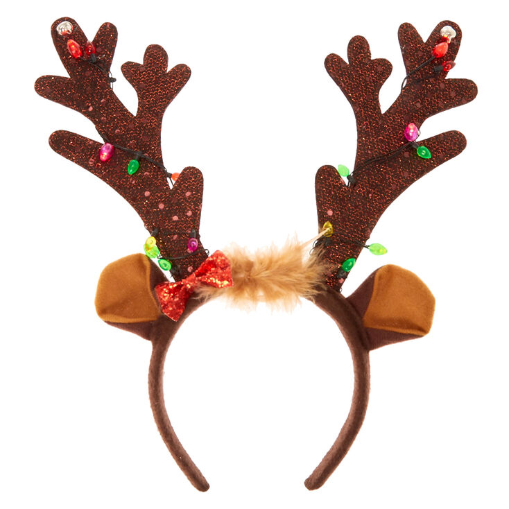 Light Up Reindeer Antlers Headband,