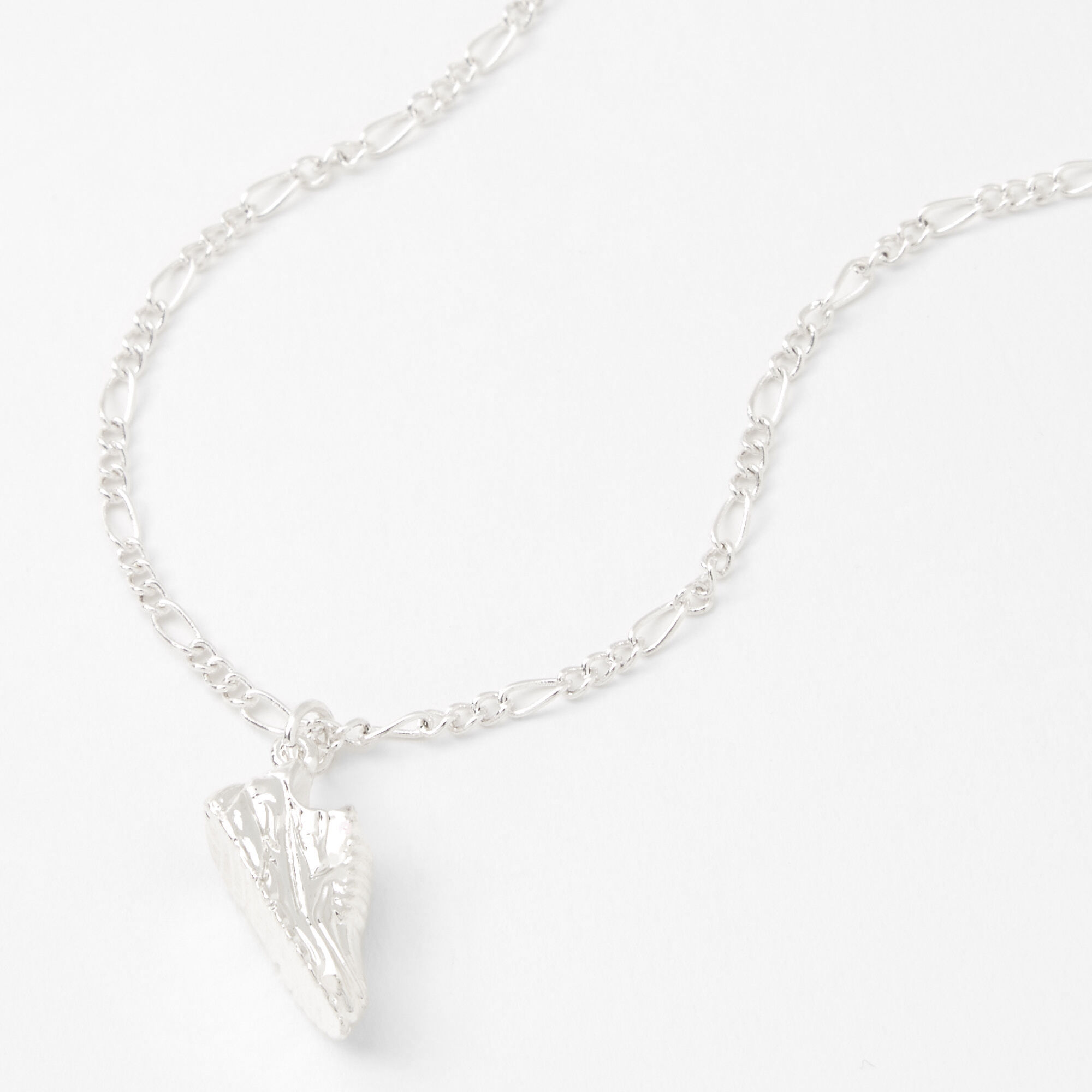 Silver Sneaker 16" Pendant Necklace,