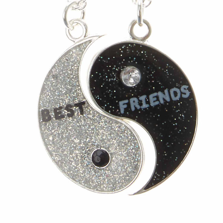Best Friends Yin Yang Pendant Necklaces - 2 Pack,