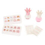 Claire&#39;s Club Pink Glitter Ballerina Nail Art Set,