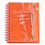 Happiness Spiral Notebook with Pen Pouch,