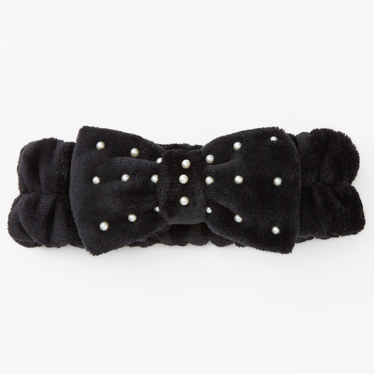Bandeau &agrave; n&oelig;ud de maquillage - Noir,