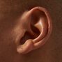 C LUXE by Claire&#39;s Silver Titanium 2MM Ball Flat Back Stud Earrings,