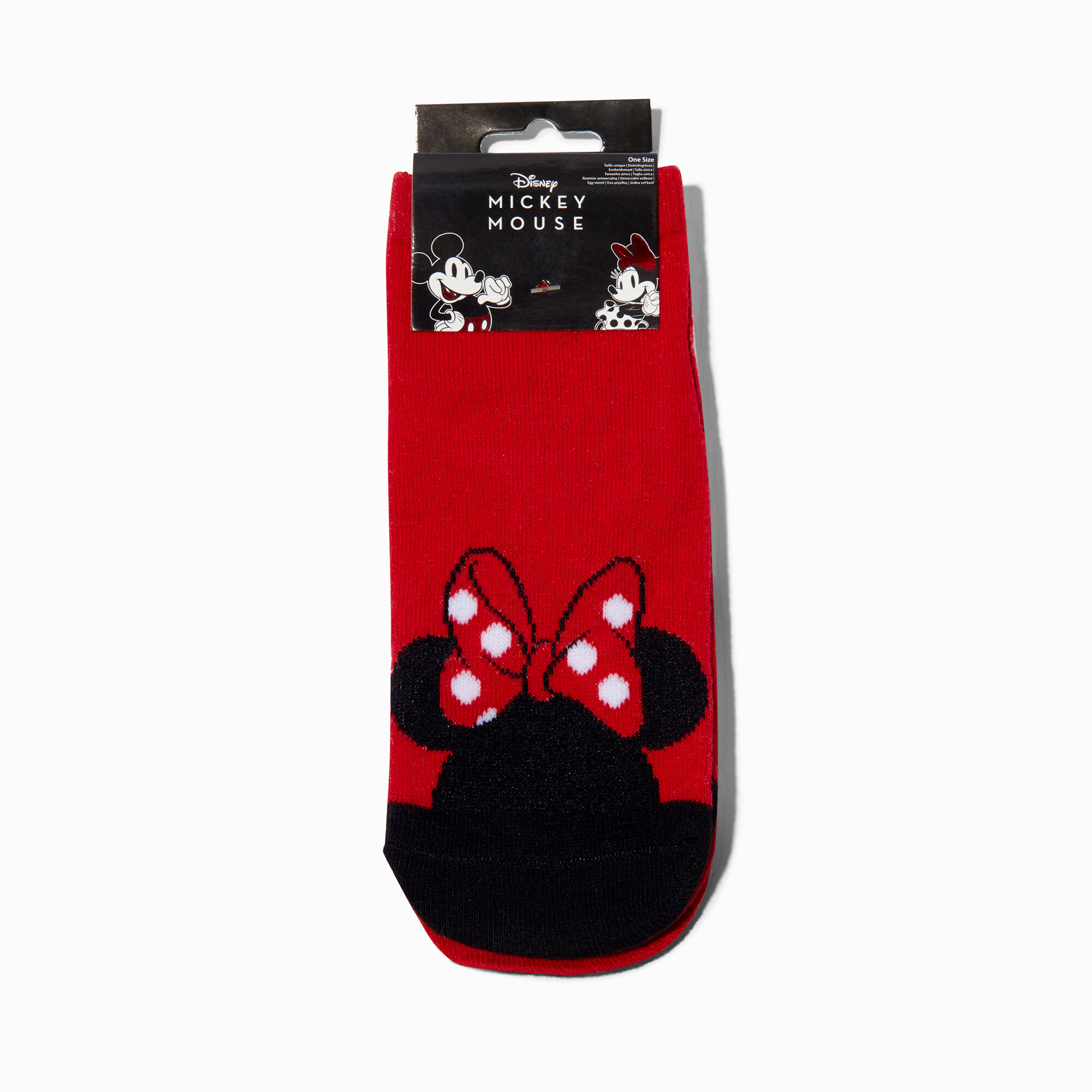 View Claires Disney 100 Mickey Mouse Socks 2 Pack information