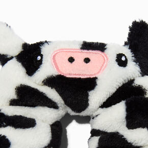 Black &amp; White Cow Scrunchie,