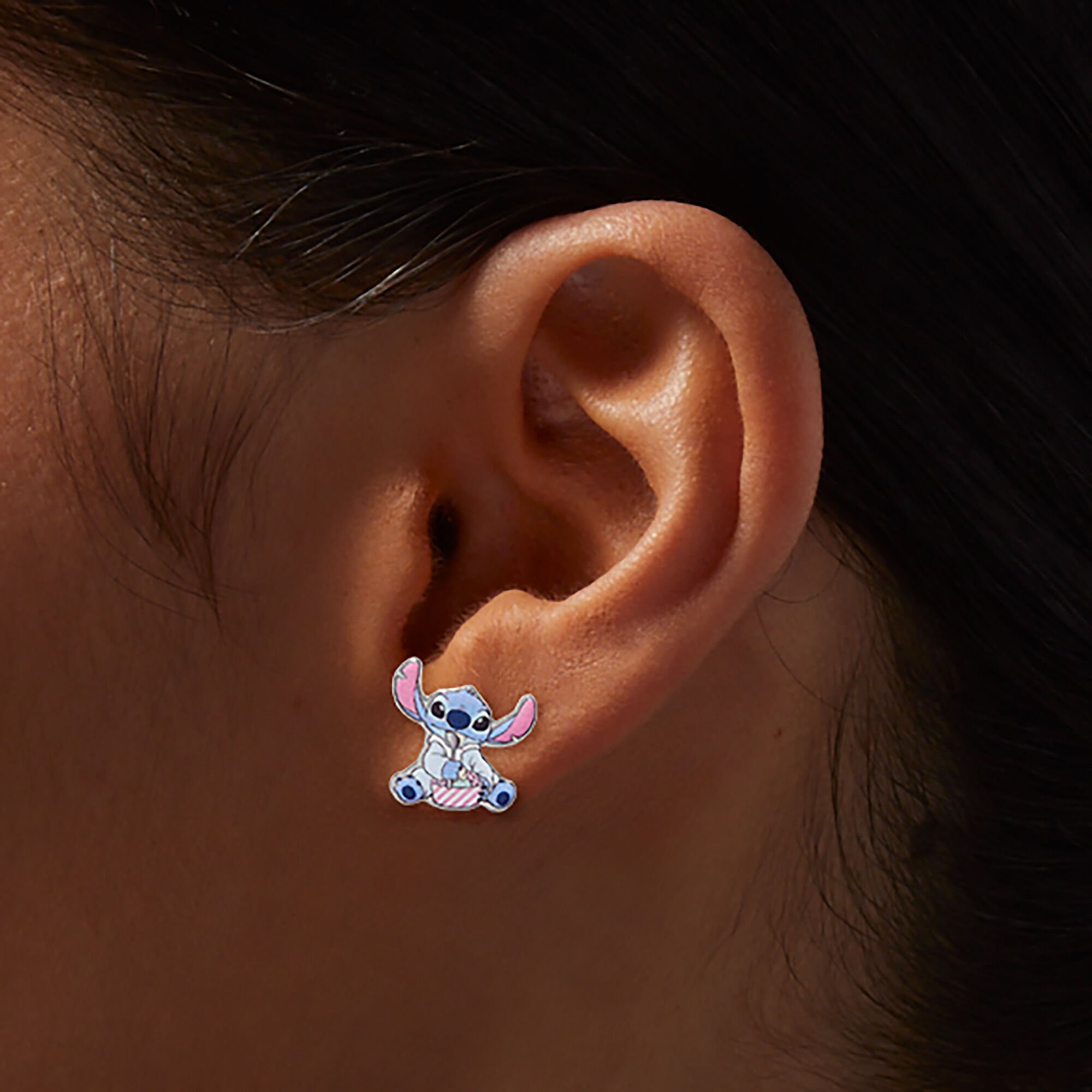 Disney Stitch Claire's Exclusive Slumber Party Stud Earring Set - 12 Pack,