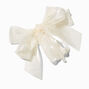 White Bow Banana Hair Claw Clip,