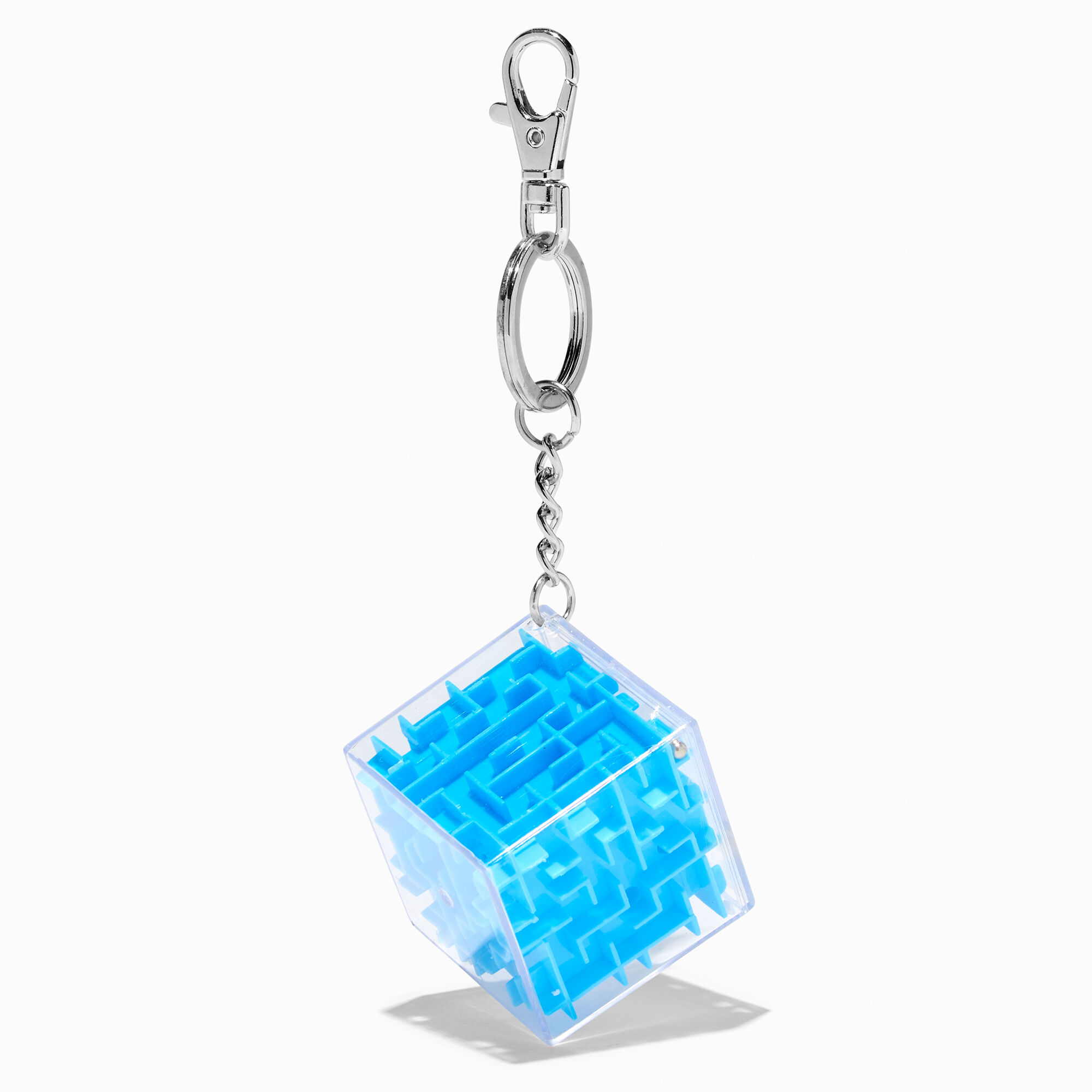 View Claires Maze Game Keyring Silver information