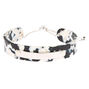 Resin Cuff Bracelet - Black,