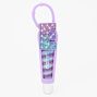 Initial Lip Gloss Tube - Purple, E,