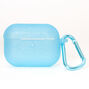 Blue Glitter Silicone Earbud Case Cover - Compatible With Apple AirPods pro&reg;,