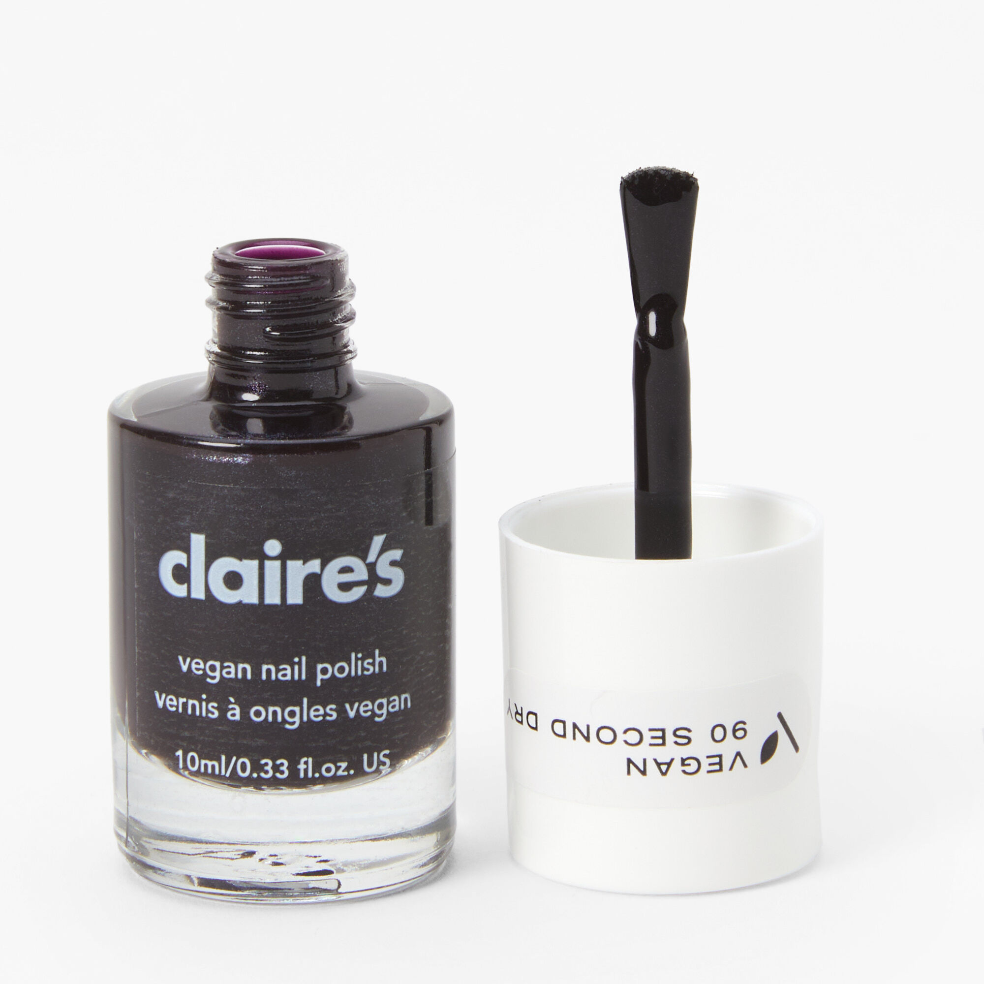 View Claires Vegan Nail Polish Midnight information