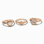 Uptown Girl Rings - 3 Pack,