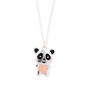 Pendentif &agrave; panda paillet&eacute;,