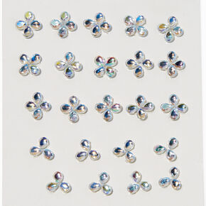 Mini Iridescent Flowers Body Gems,