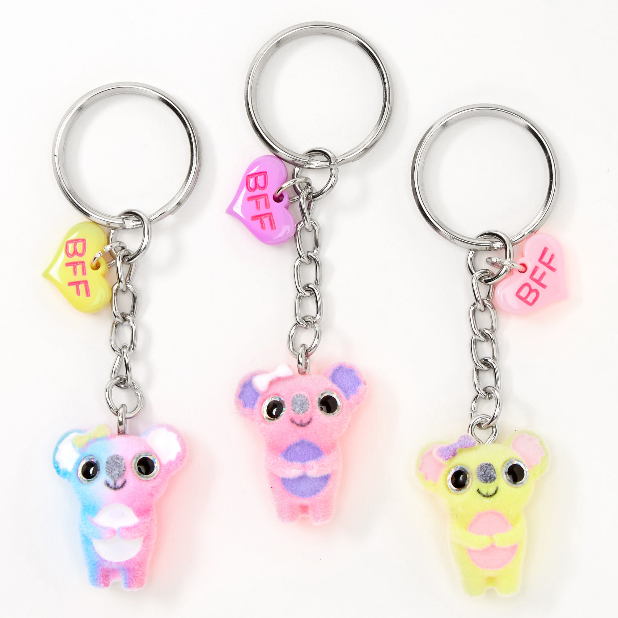 Details about   Claire’s Best Friend Bff Heart Bracelet Jewelry Lip Gloss Keychain Backpack Clip 