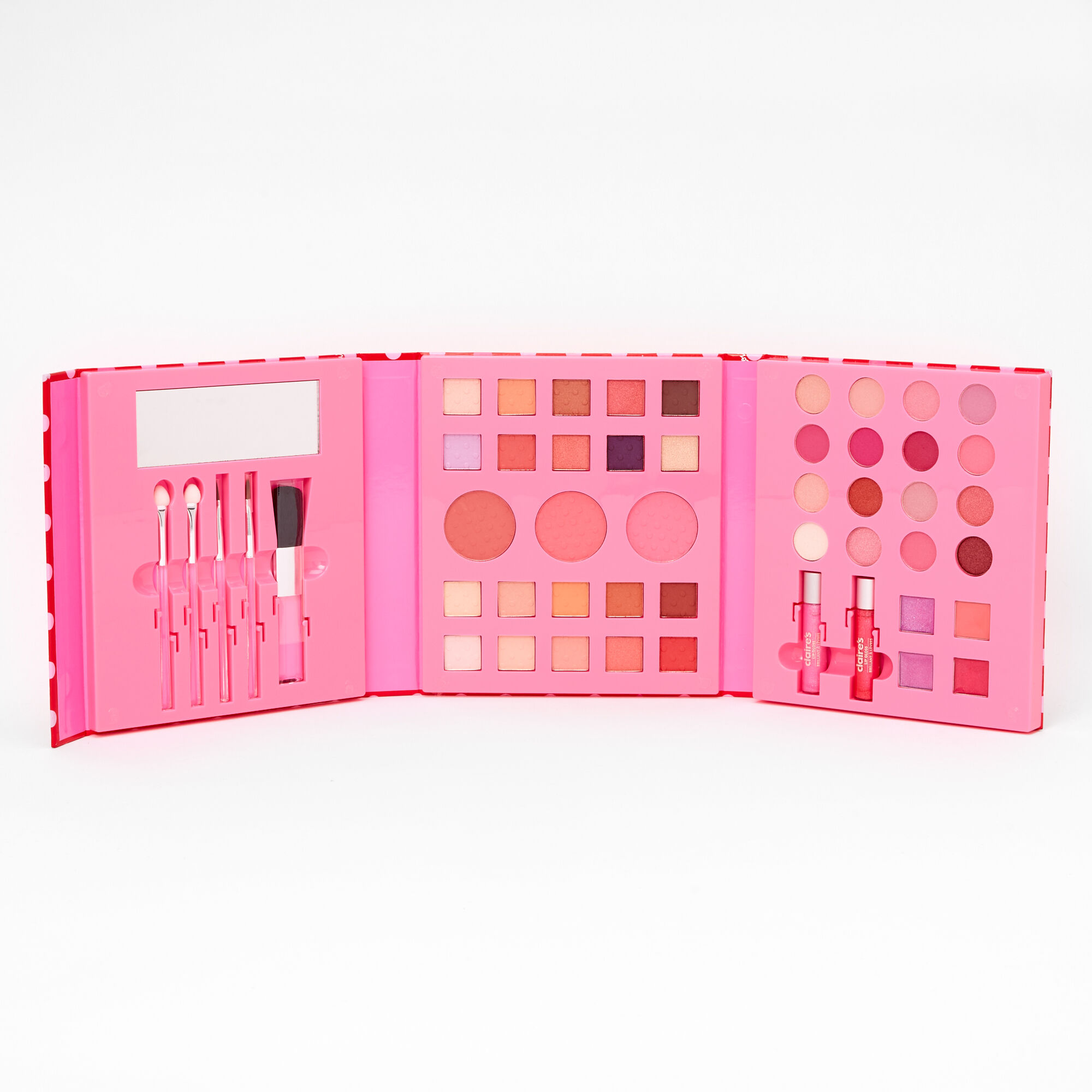 Red Polka Dot 50 Piece Makeup Set,