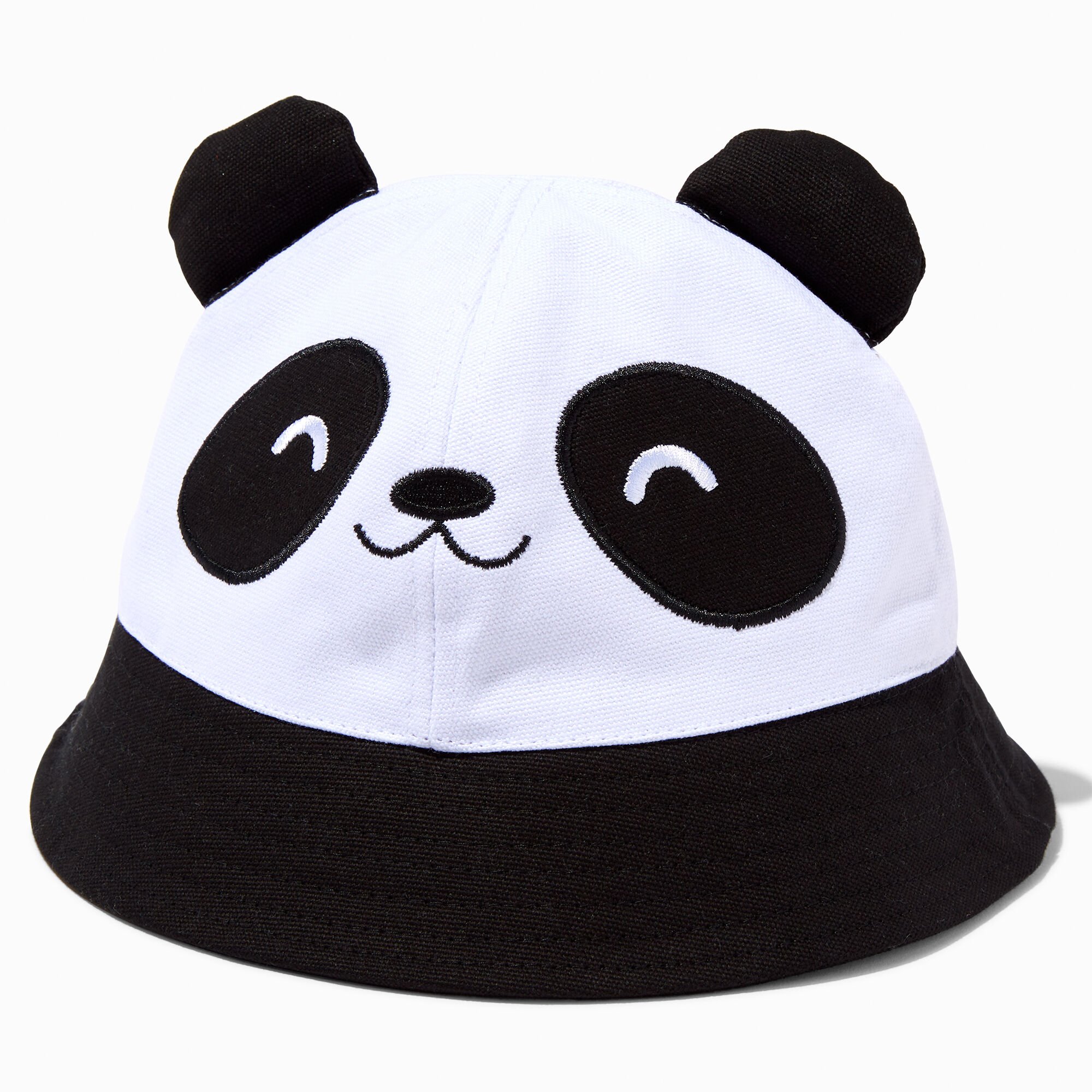 View Claires Panda Bucket Hat information