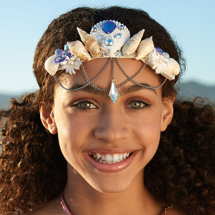 Light Up Mermaid Seashell Crown Headwrap,