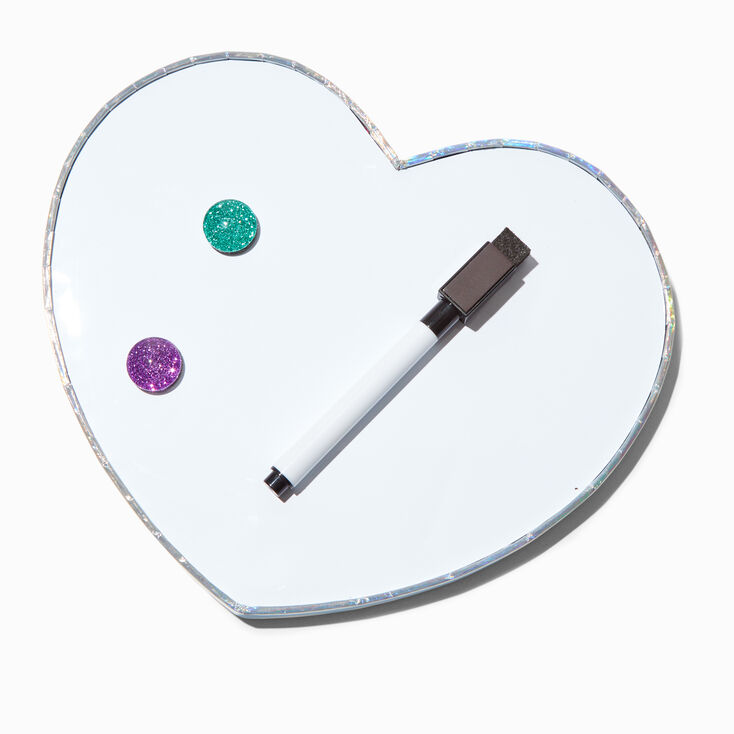 Heart Shaped Magnetic Dry Erase Board,