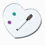 Heart Shaped Magnetic Dry Erase Board,