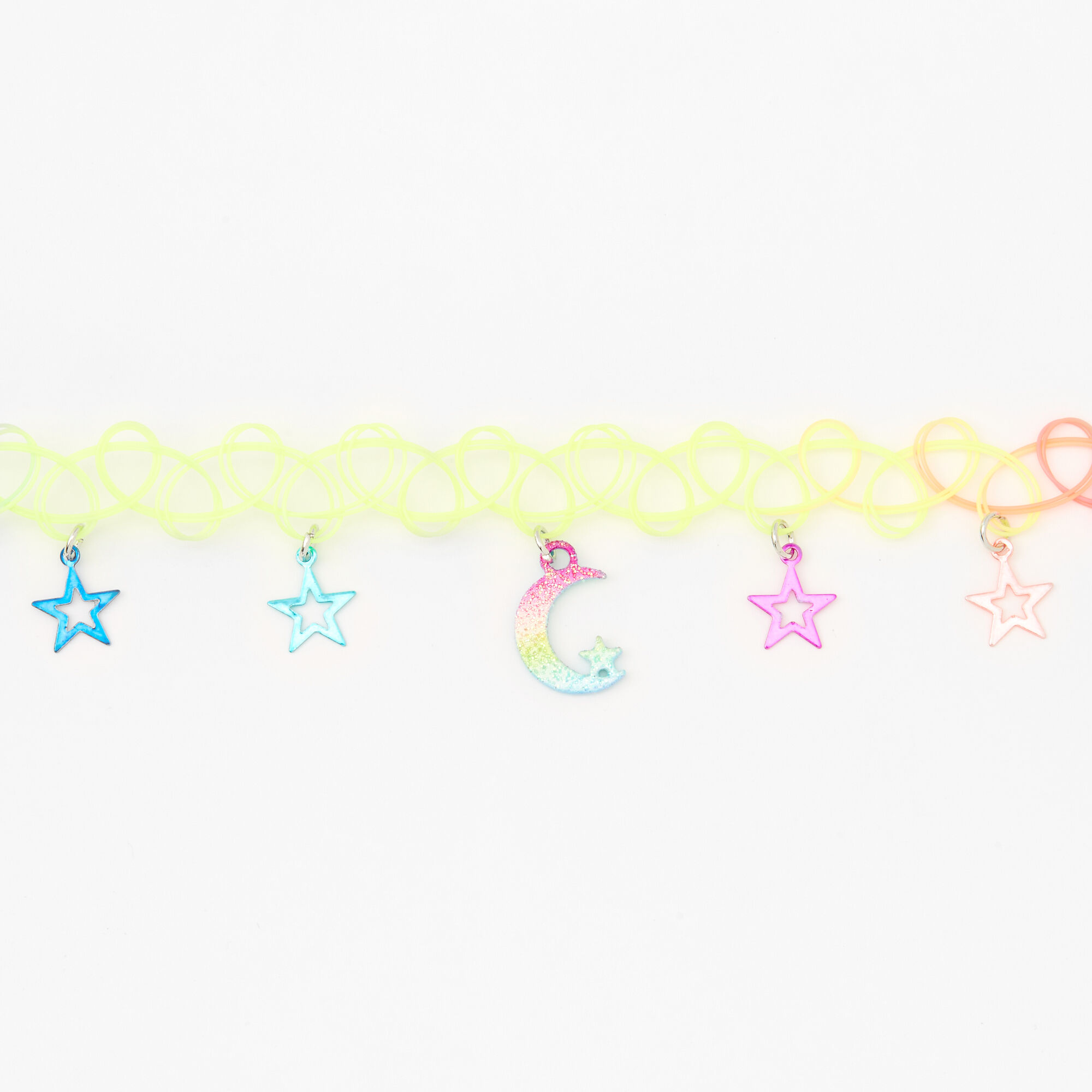 Rainbow best sale choker claire's