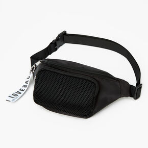 Solid Color Fanny Pack - Black,