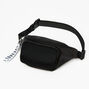 Solid Color Bum Bag - Black,