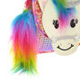 Claire&#39;s Club Starbright the Unicorn Rainbow Unicorn Sequin Crossbody Bag,