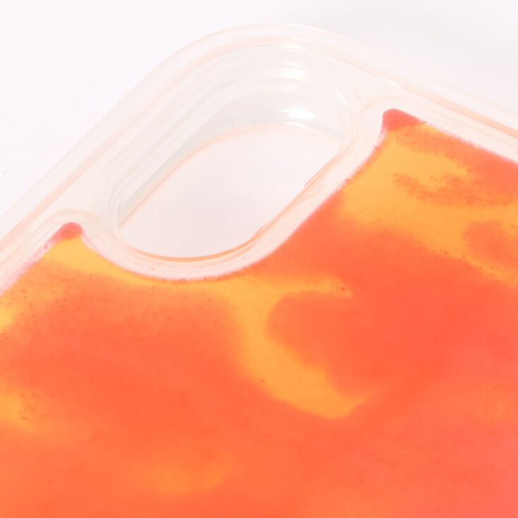 Love Neon Sand Liquid Fill Phone Case - Fits iPhone XR,