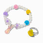 Easter Bunny Beaded Jewelry Set - 3 Pack,