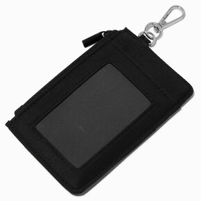 Black Nylon Credit Card Case,