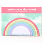 Make Everyday Count Rainbow Sticky Notepad Set,