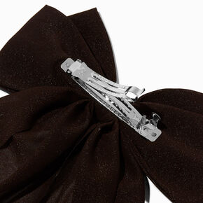 Dark Brown Hair Bow Clip,