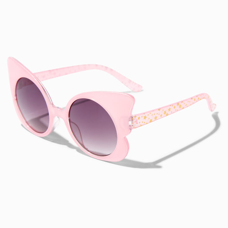 Claire&#39;s Club Pink Fairy Wing Sunglasses,