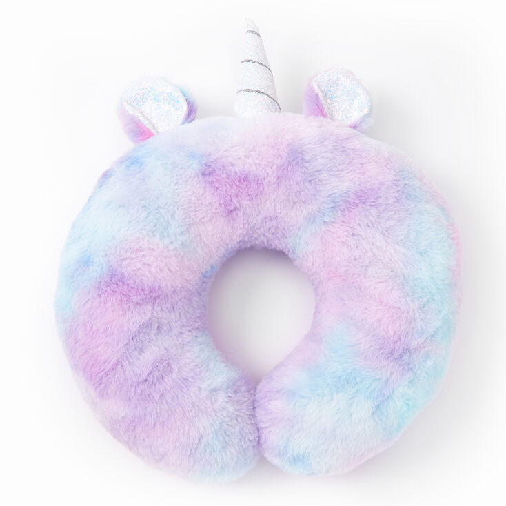 Pastel Unicorn Plush Travel Pillow,