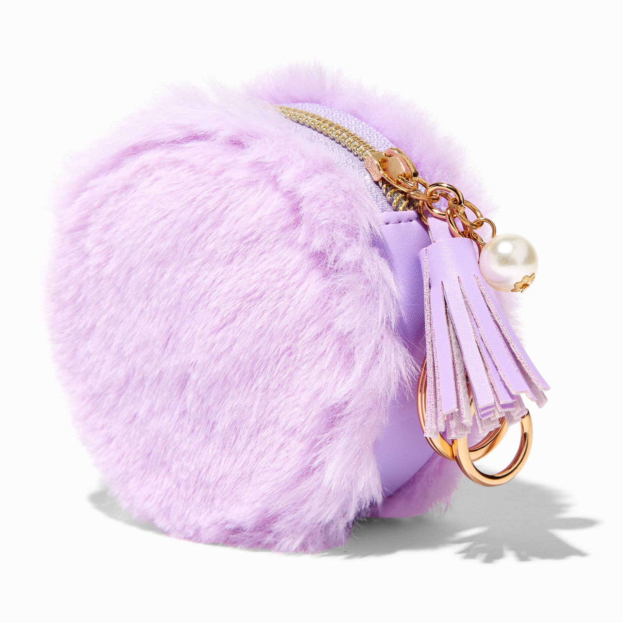 Fluffy coin purse sales