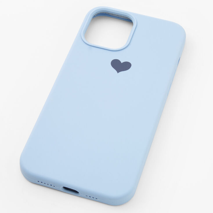 Baby Blue Heart Phone Case - Fits iPhone 12 Pro Max,