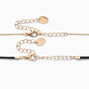 Gold Daisy Pendant Chain Choker Necklace - 2 Pack,