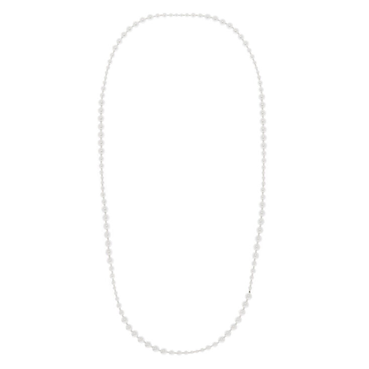 Claire's Collier à pendentif en forme de diamant d’imitation avec strass couleur argenté