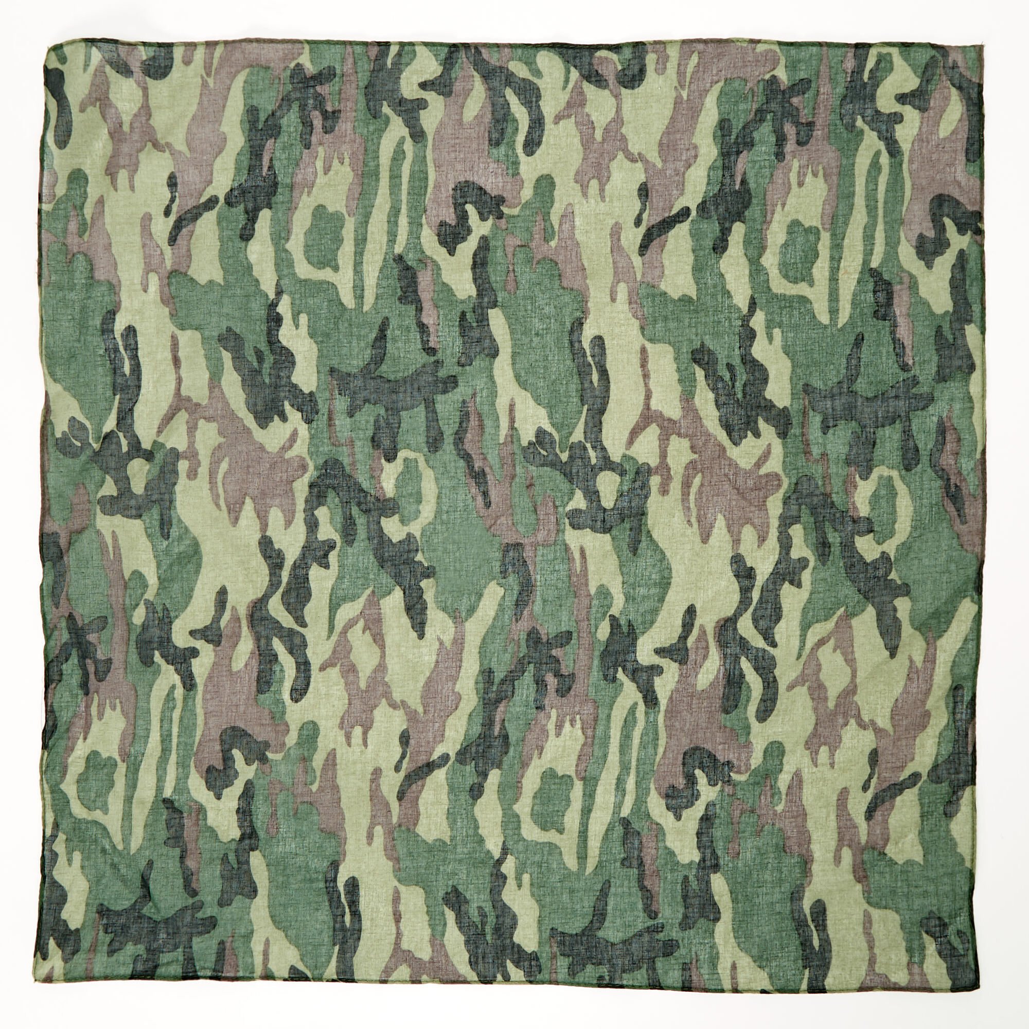 Camo Print Bandana Headwrap,